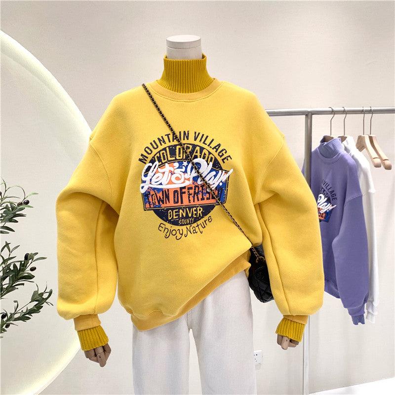 Women's Sweater With Plush Thickening - Trendha
