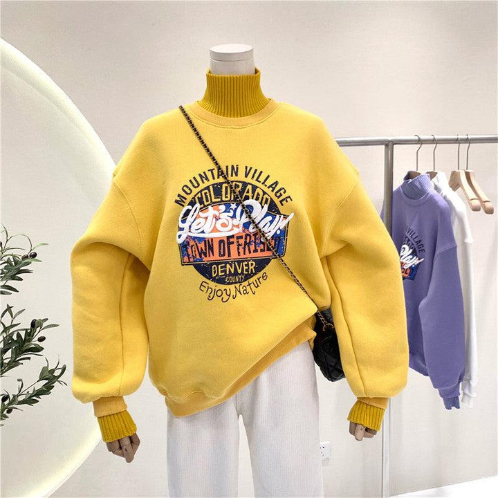 Women's Sweater With Plush Thickening - Trendha