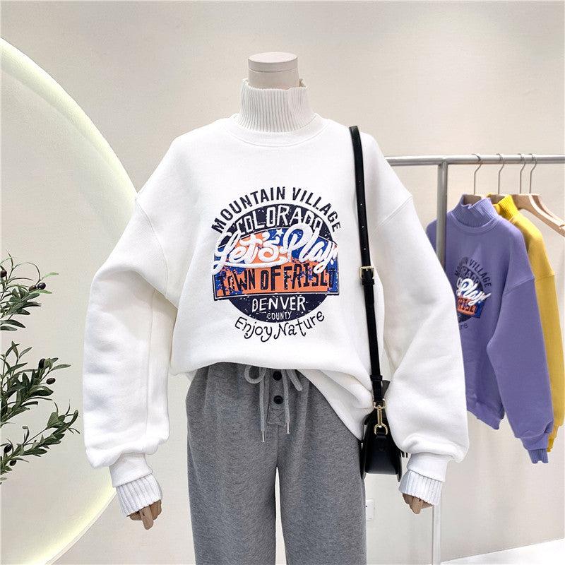 Women's Sweater With Plush Thickening - Trendha