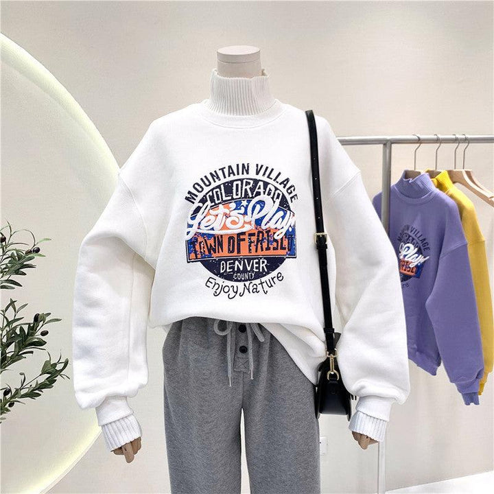 Women's Sweater With Plush Thickening - Trendha