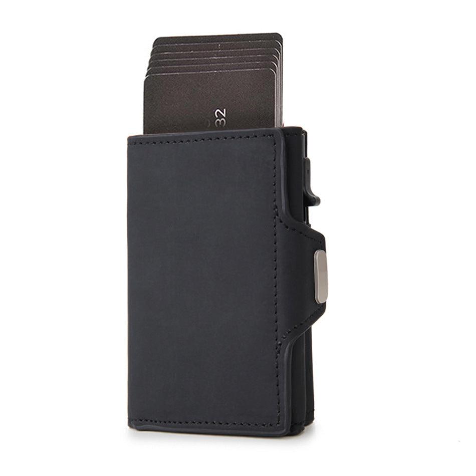 Zip Coin Clip Carbon Fiber Metal Card Holder - Trendha