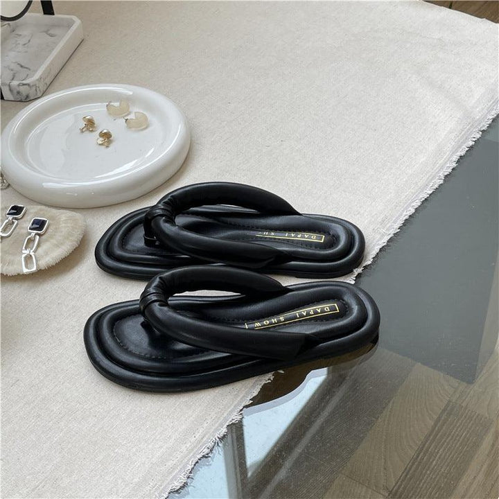 Flat-bottomed Soft Flip-flops For Women - Trendha