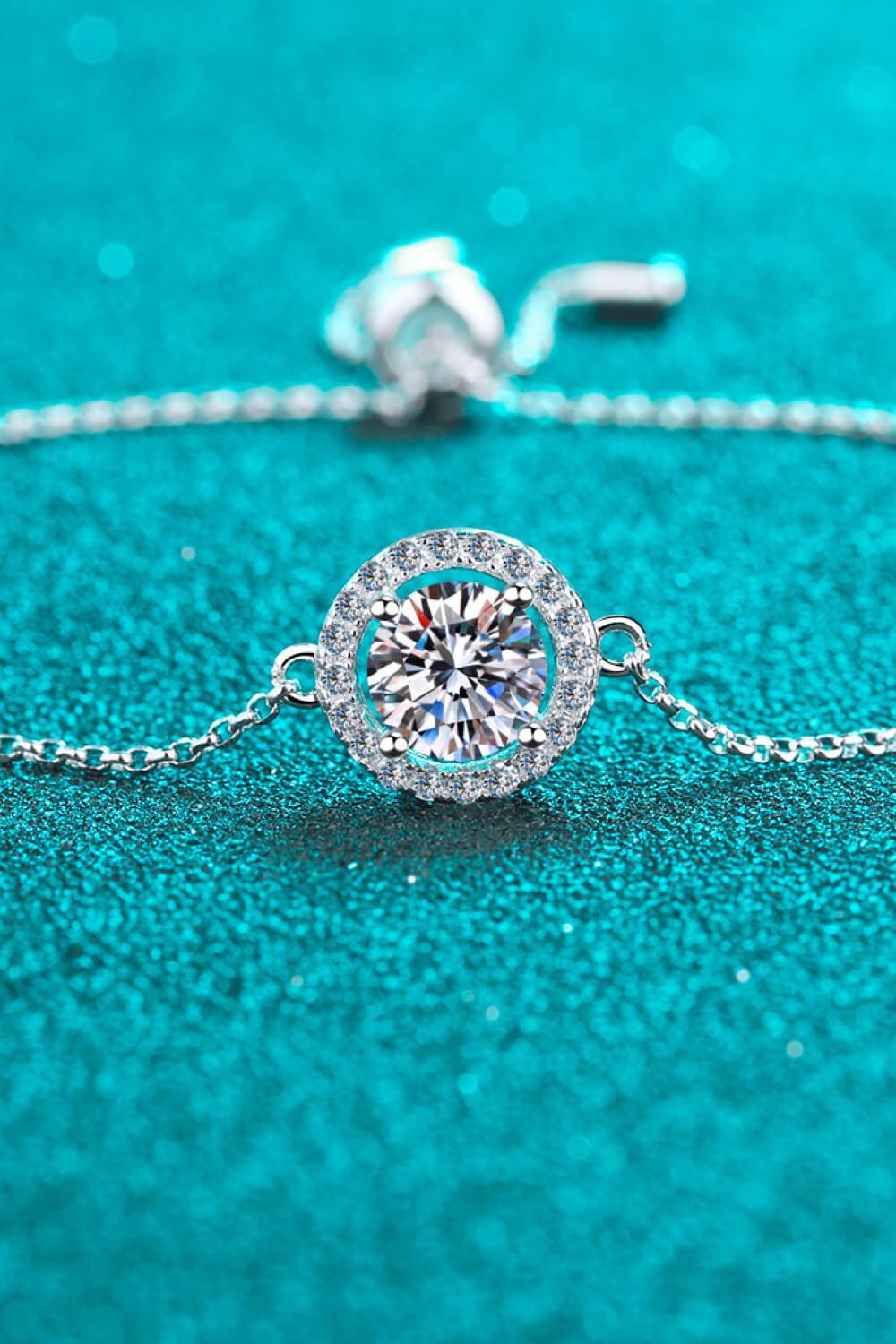 All For Fun 1 Carat Moissanite Bracelet - Trendha