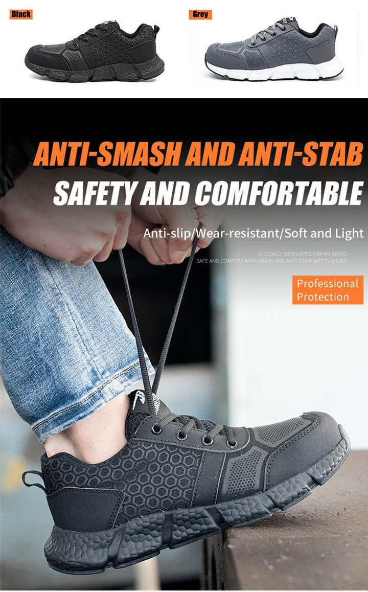 Fashionable Men's Lightweight Breathable Hiking Shoes - Trendha