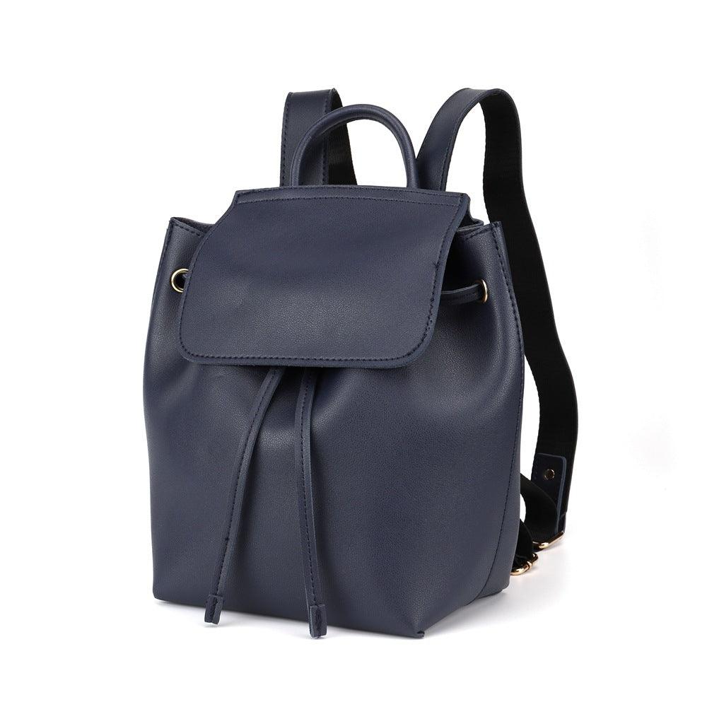 Ladies Leisure College Backpack Trend Cowhide Pattern - Trendha