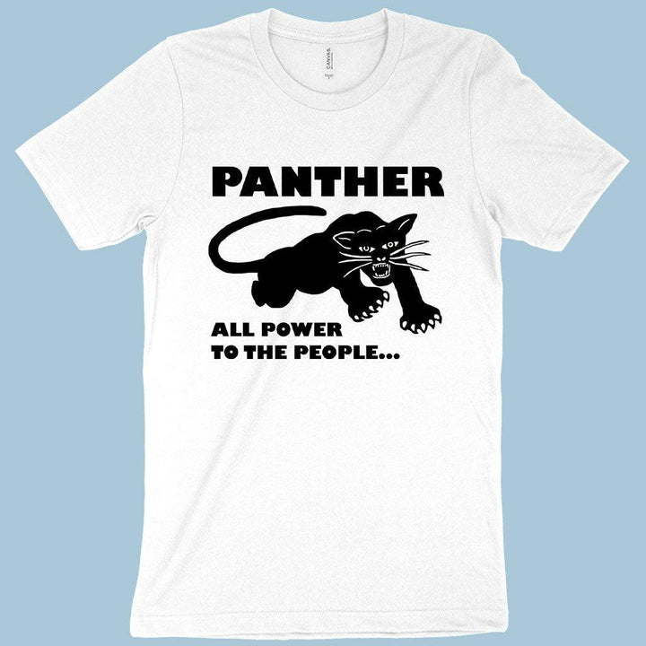 All Power to the People T-Shirt - Black Panther Men's T-Shirt - Panther Graphic Tee Shirt - Trendha
