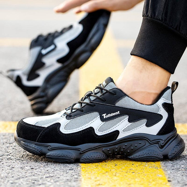 Men's And Women's Same Style Anti-smash And Anti-stab Safety Shoes - Trendha