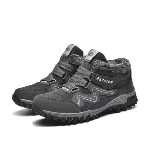 Cotton Shoes Winter Plus Velvet Thickening Outdoor Large Size Sports Running Shoes - Trendha