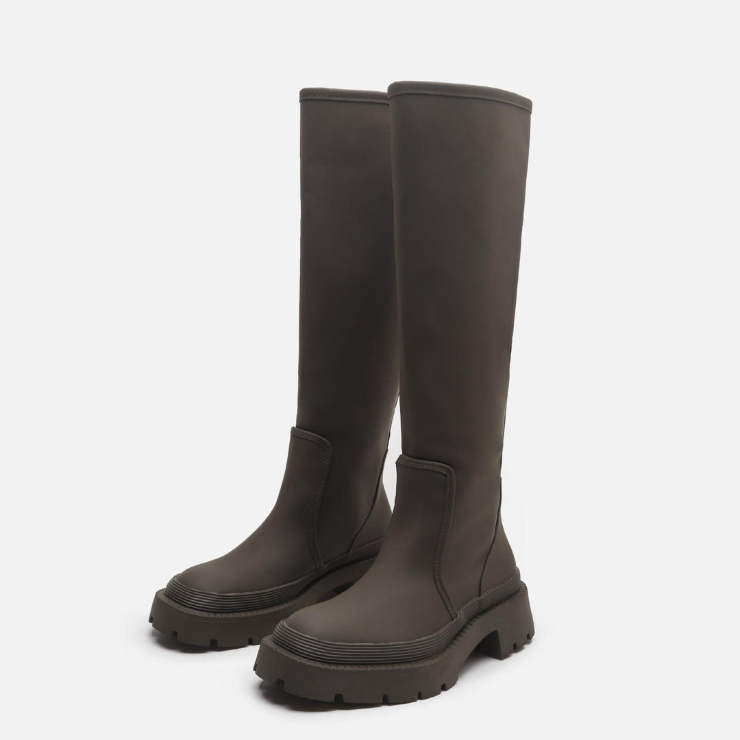 New Winter Plus Velvet Slimming Knight Boots - Trendha