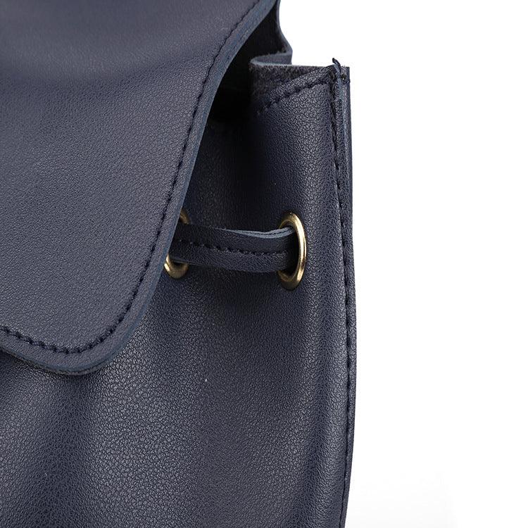 Ladies Leisure College Backpack Trend Cowhide Pattern - Trendha