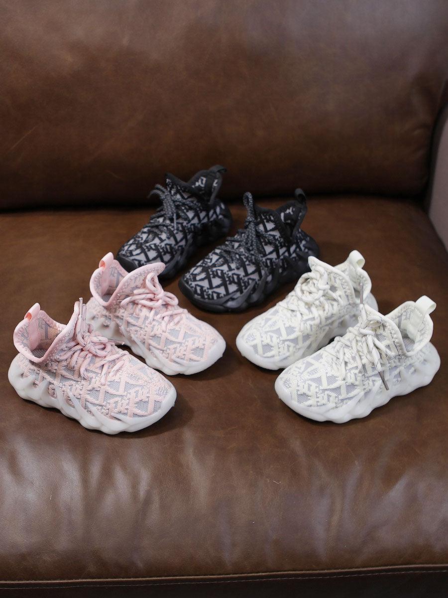 Children’s Patterned Mesh Casual Shoes