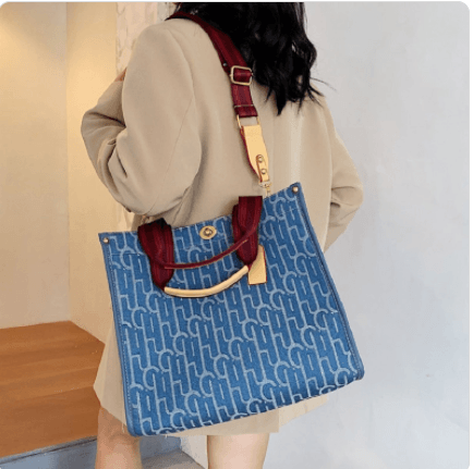 Canvas Large Capacity Shoulder Messenger Bag - Trendha