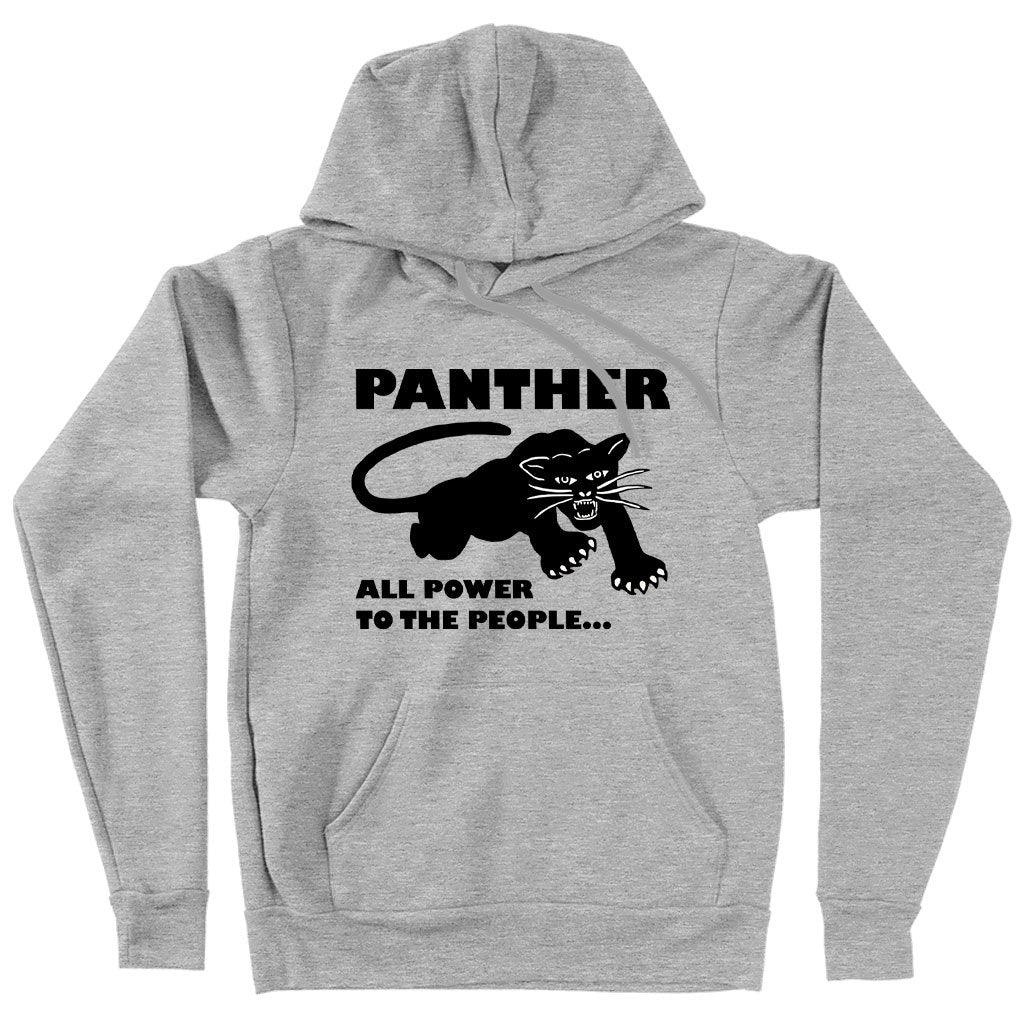 All Power to the People Hoodie - Black Panther Men's Hoodie - Panther Graphic Hoodie - Trendha