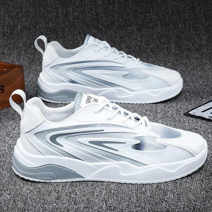 Summer Breathable White Shoes Mesh Sports - Trendha