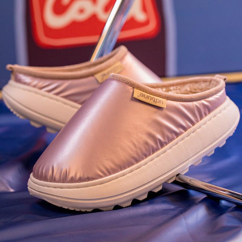 Down warm cotton slippers in autumn and winter - Trendha