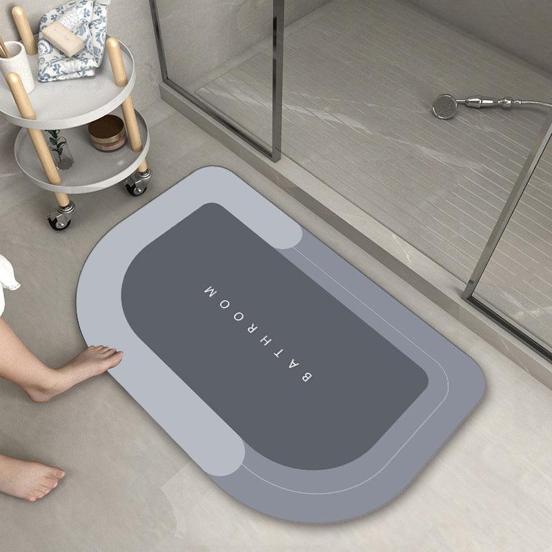 Cushion Cushion Bathroom Sliding Door Floor Bathroom Foot Mat - Trendha