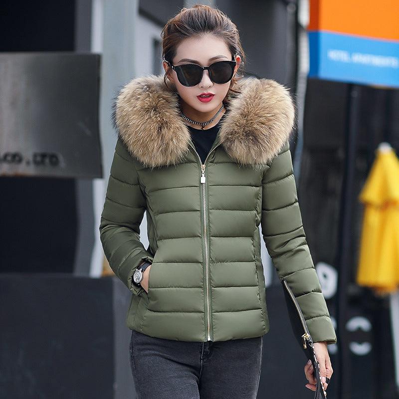 Slim cotton padded jacket and down jacket - Trendha