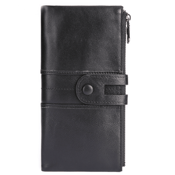 Genuine leather ladies clutch - Trendha