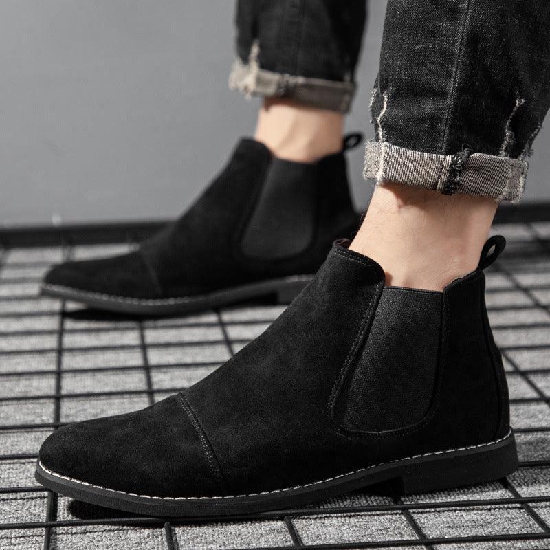 High-top casual plus size men's shoes Martin boots