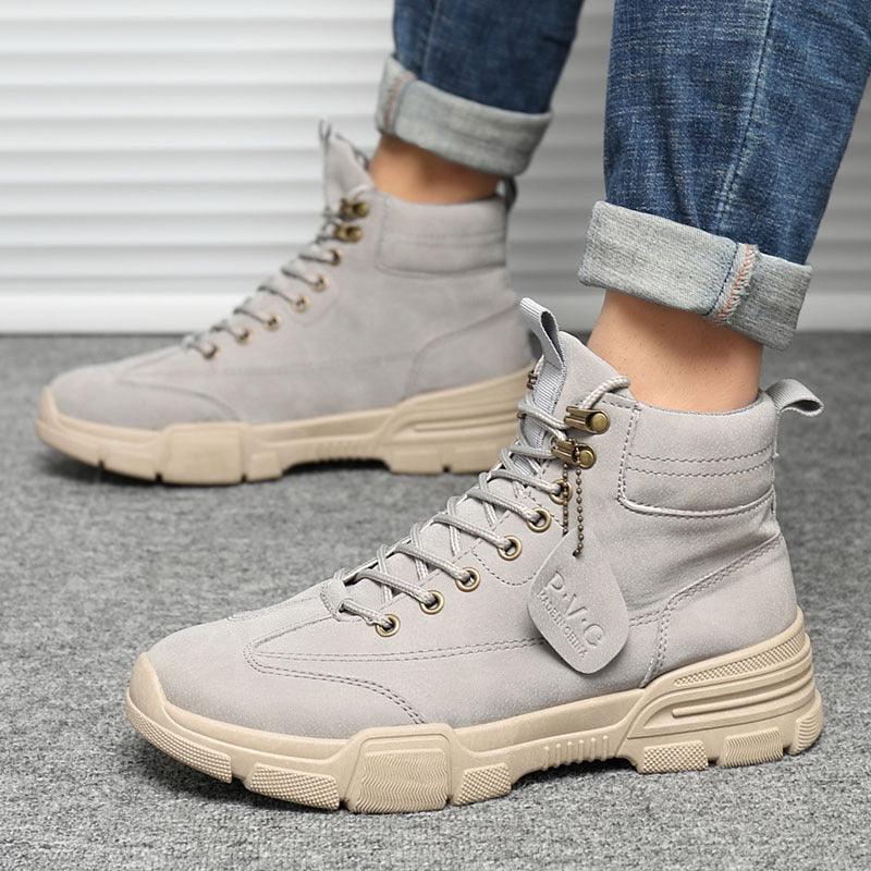 High-top Martin boot men's overalls - Trendha