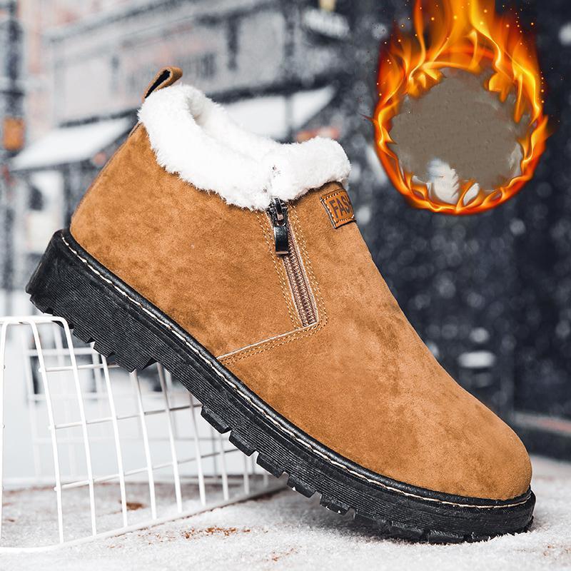 Winter Cotton Shoes Warm High-top Cotton Shoes Cotton Boots Snow Boots Plus Velvet - Trendha