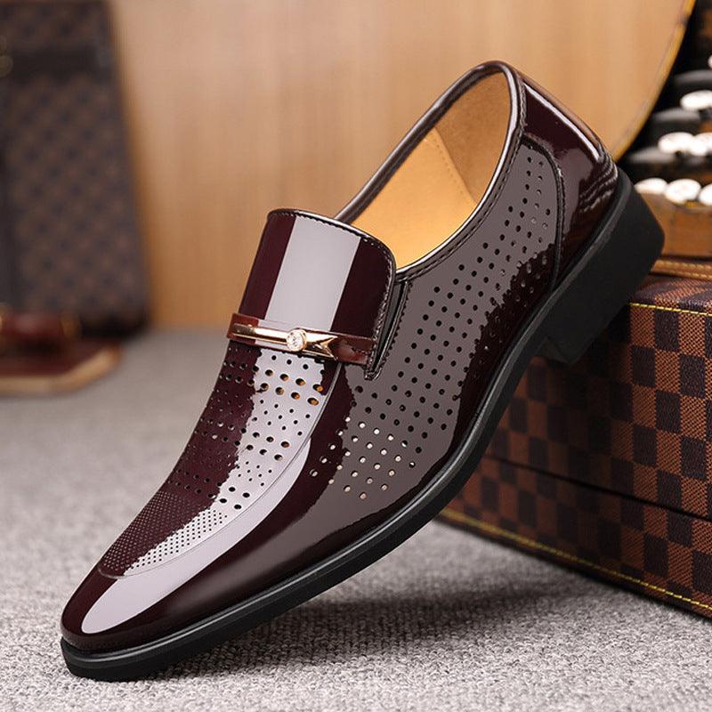 Men's Business Breathable Casual Leather Sandals - Trendha