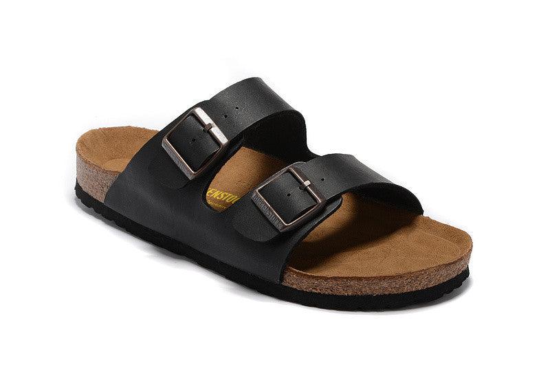 Double button cork sandals and slippers - Trendha