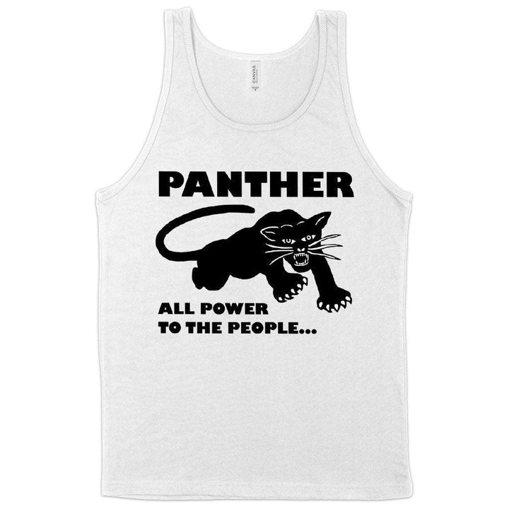 All Power to the People Tank - Black Panther Men's Tank - Panther Graphic Tank - Trendha