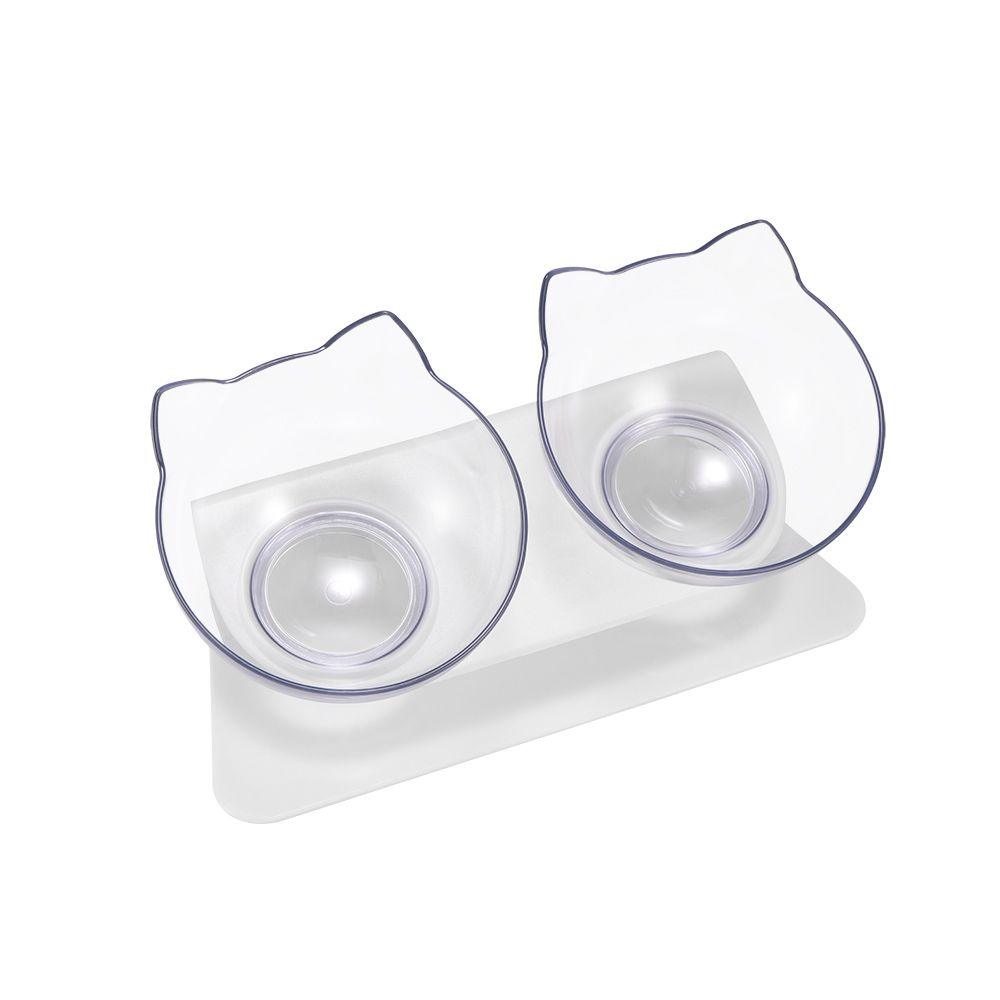 Non-Slip Cat Bowls with Raised Stand - Trendha