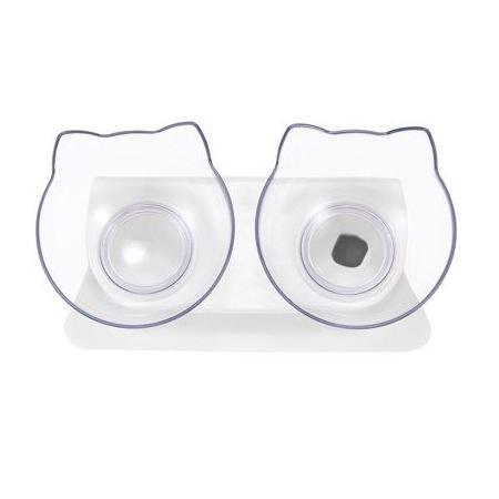 Non-Slip Cat Bowls with Raised Stand - Trendha