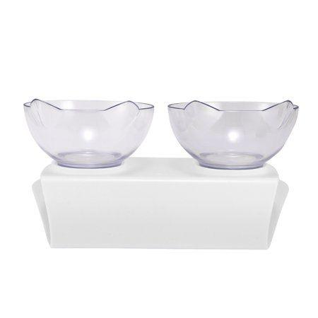 Non-Slip Cat Bowls with Raised Stand - Trendha