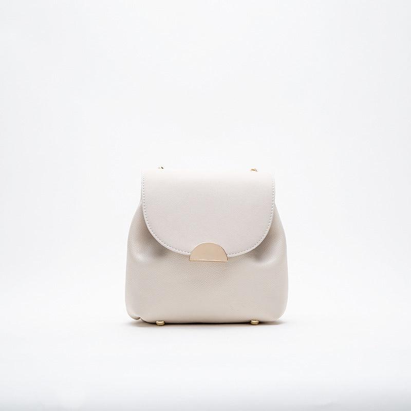 French Niche Design Chain Shoulder Messenger Bucket Bag - Trendha