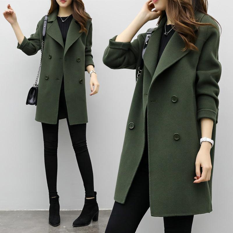 Women's Double-Breasted Coat