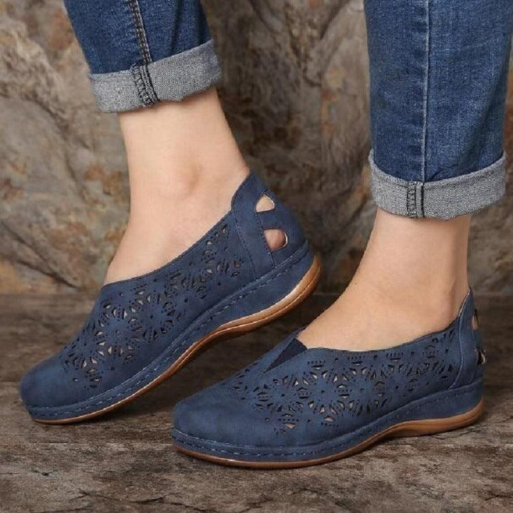 Hollow Wedge Heel Hot Selling Women's Single Shoes - Trendha