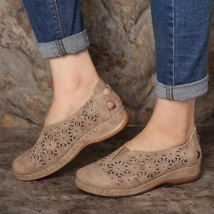Hollow Wedge Heel Hot Selling Women's Single Shoes - Trendha