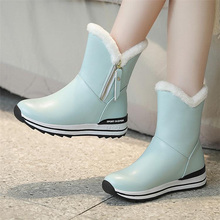 Winter Leisure Children Snow Boots Thicken Parent Child Light And Warm - Trendha