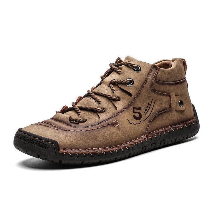 Casual Hand-Stitched Shoes Low-Top Tooling Shoes Martin Shoes - Trendha