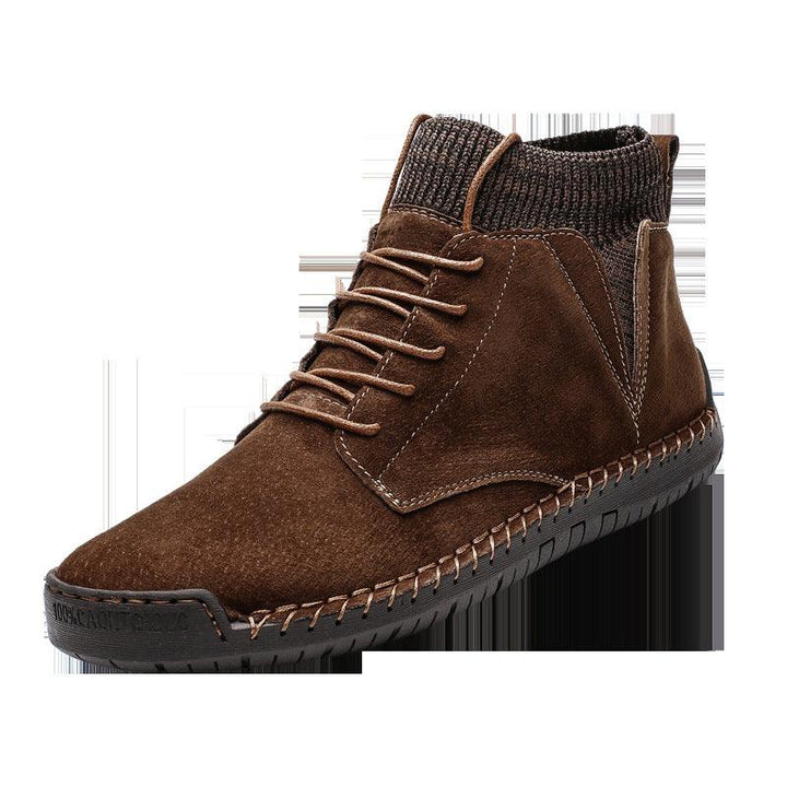 Men's Casual Warm Socks Shoes Ankle Boots - Trendha