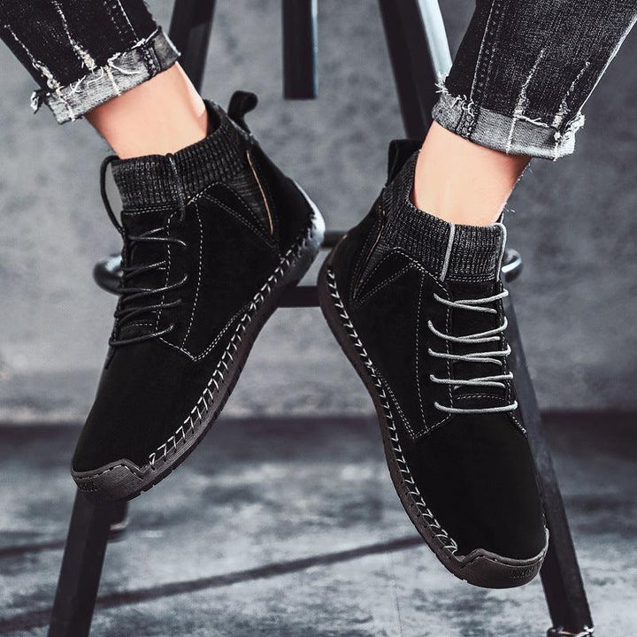 Men's Casual Warm Socks Shoes Ankle Boots - Trendha