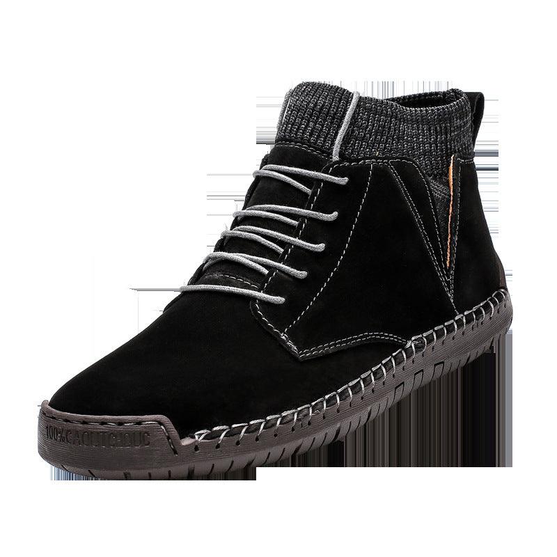 Men's Casual Warm Socks Shoes Ankle Boots - Trendha