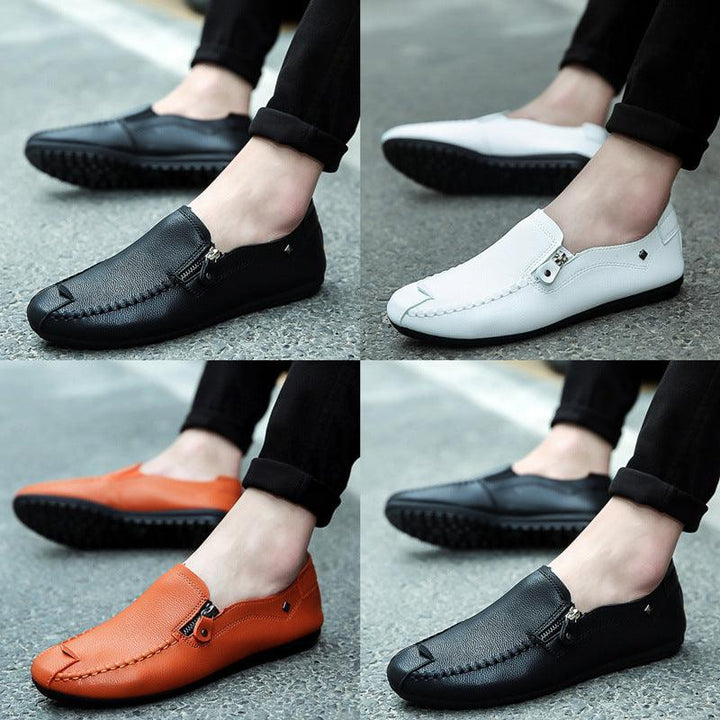Trendy Men's Shoes All-Match Peas Shoes Lazy Men's Casual Shoes - Trendha