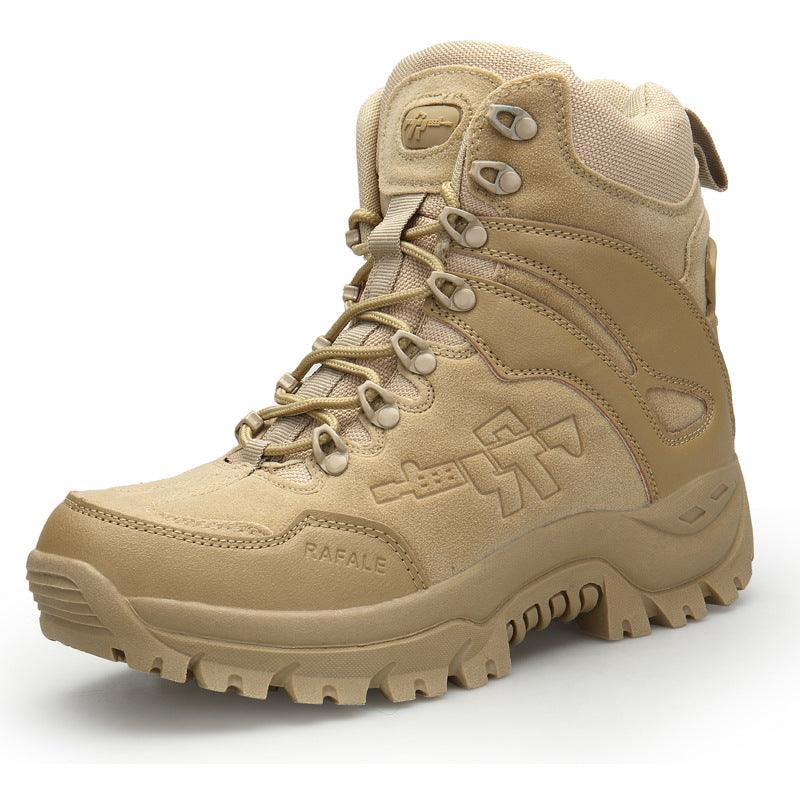 Large Size High Top Outdoor CombatOutdoor Boots Camping Desert Boots - Trendha