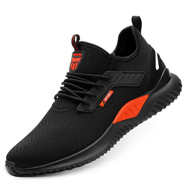 Men's Safety Protection Anti Smashing And Anti Puncture Work Shoes - Trendha