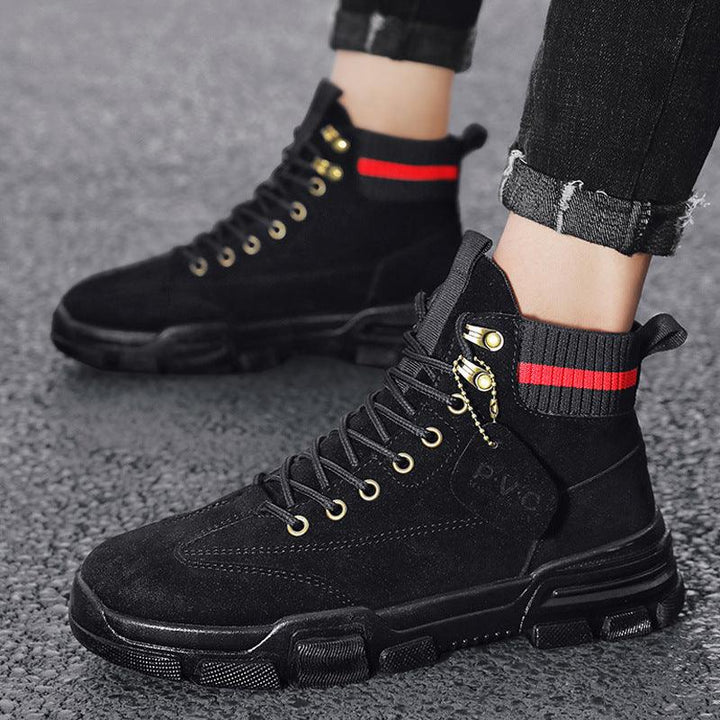 Men's high top work clothes men's shoes - Trendha
