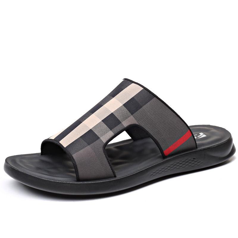 Men's New Indoor And Outdoor Dual-Use Casual Non-Slip Flip-Flop Beach Slippers - Trendha