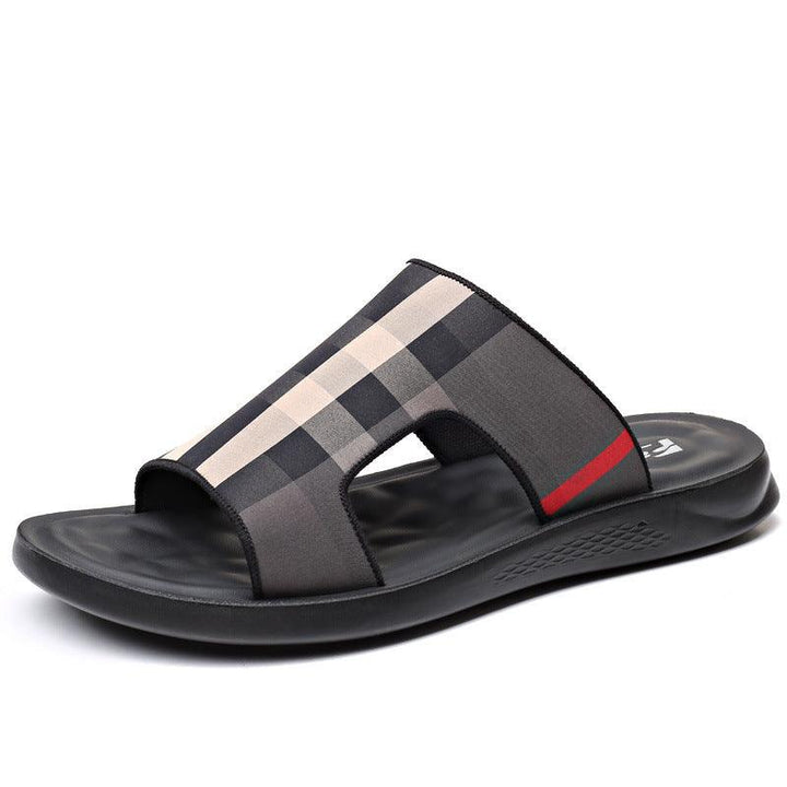 Men's New Indoor And Outdoor Dual-Use Casual Non-Slip Flip-Flop Beach Slippers - Trendha