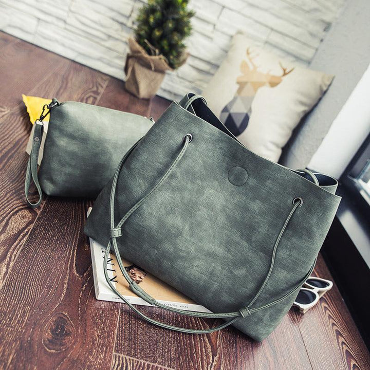 New Fashion Female Bag Mother And Child Bag Ink Color Shoulder Bag Simple Messenger Bag - Trendha