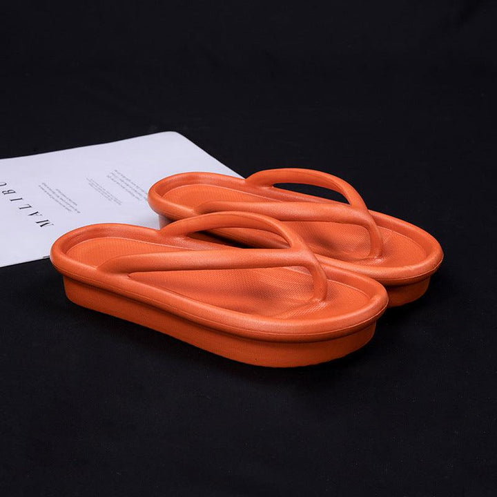 Thick-soled heightened couple non-slip sandals and slippers - Trendha
