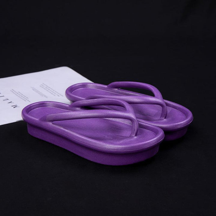 Thick-soled heightened couple non-slip sandals and slippers - Trendha