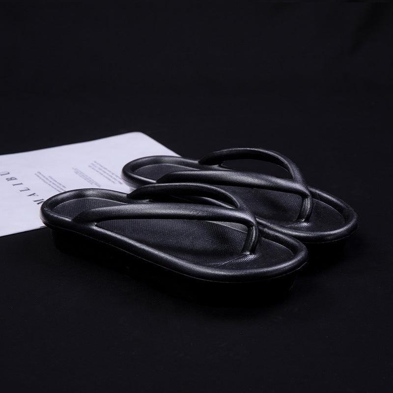 Thick-soled heightened couple non-slip sandals and slippers - Trendha